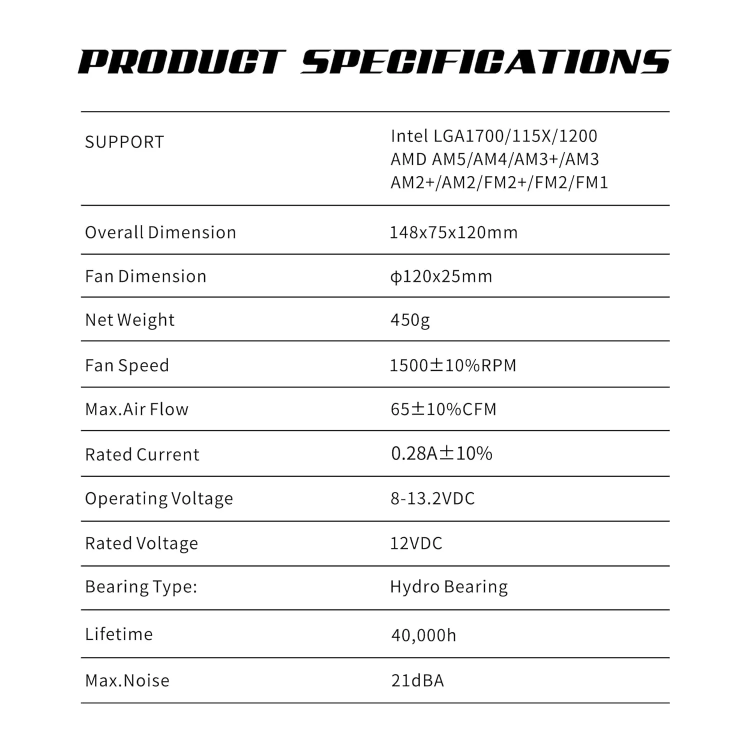 Ant Esports CPU Cooler Air ICE-C400 Rainbow LED view 6